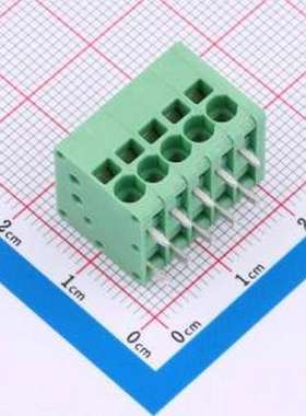 MX205R-3.5-05P-GN01-Cu-A 弹簧式接线端子 3.5mm 1x5P 每排P数:5