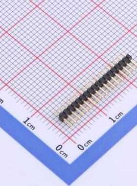 X1311WV-18J-C18D27 排针 1x18P 间距:1.27mm 方针 插件,P=1.27mm