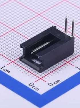 X2530WR-02-PTSN 线对板针座 1x2P 间距:2.54mm 弯插 黑色 弯插,P