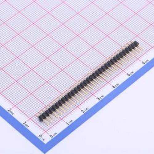X4611WRS-32I-C40D28 排针 1x32P 间距:2mm 方针 SMD,P=2mm,卧贴