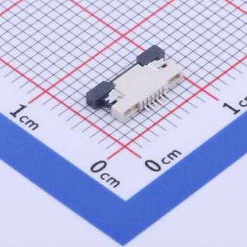 AFC04-S06ECA-00 FFC/FPC连接器 间距:0.5mm P数:6P 抽屉式 上接