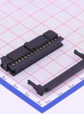 531430YBS0BW01 IDC刺破式连接器(牛角/简牛) 2.54mm 2x15P 排数: