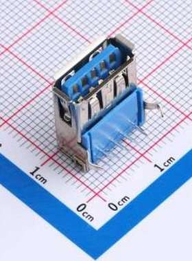 U231-091N-1BLRC19-S1 USB连接器 Type-A 母 弯插 插件