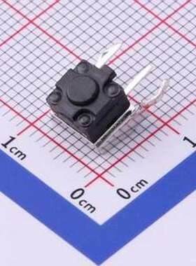 TS-1009-A1B3-D2-T2 轻触开关 6.1*6.1*4.3mm 卧插 轻触开关 插件