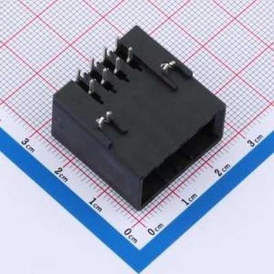 1717412-2 线对板针座 间距:3.81mm 弯插 弯插,P=3.81mm