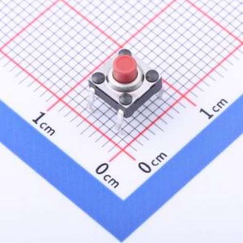 TS665CJFS-HT 250gf 072 轻触开关 6*6*5mm 直插 轻触开关 插件-4
