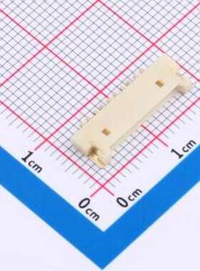 HCZZ0576-10 线对板针座 1x10P 间距:1.25mm 卧贴 米色 SMD,P=1.2
