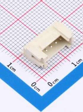 MXPH-2.0-05P-WG1-0-A 线对板针座 间距:2mm 卧贴 象牙白 SMD,P=2
