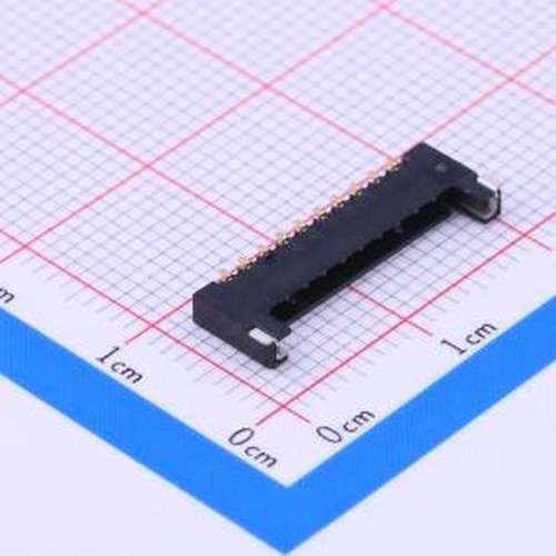 A1501WRB-S-10P 线对板针座 间距:1.5mm 1x10P SMD,P=1.5mm,卧贴