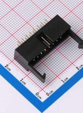 DS1013-01-16SSiB-B IDC刺破式连接器(牛角/简牛) 2.54mm 2x8P 排