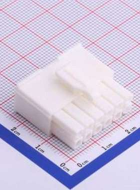 HX41405-12PN 胶壳(线对板/线对线) 2x6P 4.14mm 白色 P=4.14mm