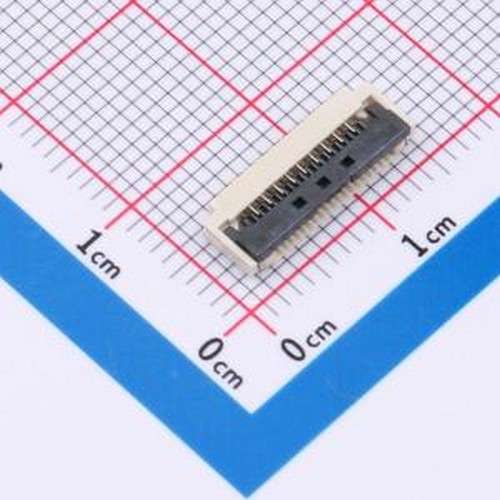 GT-F1007SR20-09S0101 FFC/FPC连接器 翻盖式 下接 P数:9P 间距:1