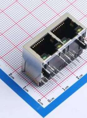 DGUK112B002AB2A1D 以太网连接器(RJ45 RJ11) 网络接口 插件