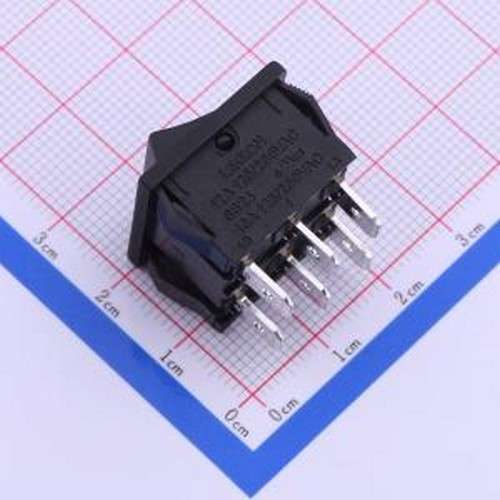 SS24-BBNNQ-R60-R 船型开关 跷板开关DPDT 21x24mm 插件