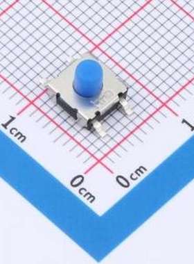 K2-1156SP-E4SW-05 轻触开关 蓝色按柄防水开关H5.5 SMD