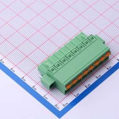 JL2EDGKNM-50808G01 插拔式接线端子 螺丝固定 1x8P 5.08mm 排数: