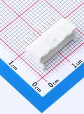 KH-A2026-07A 线对板针座 系列:PA 间距:2mm 1x7P 白色 插件,P=2m