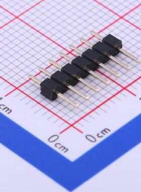MTP220-1107S1 排针 间距:2mm 1x7P 直插 方针 插件,P=2mm