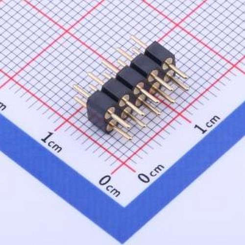 X5521WV-2X05-C35D35-1000 排针 2x5P 间距:2.54mm 方针 插件,P=2