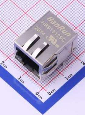 HR913129C 以太网连接器(RJ45 RJ11) 带LED 插件
