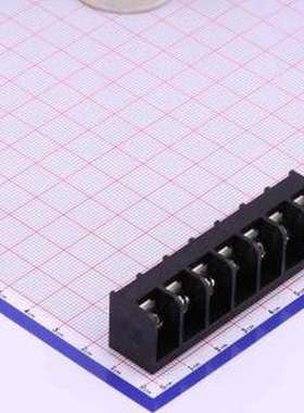 DBT50B-9.5-7P-BK-P 栅栏式接线端子 接线端子 插件,P=9.5mm
