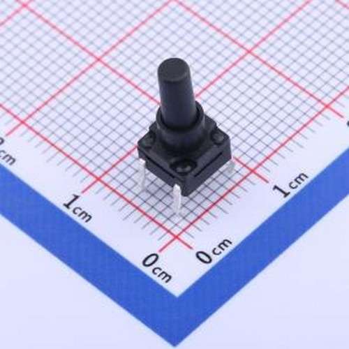 K2-1839DQ-T4SW-02 轻触开关 6.2x6.2x13.5 带胶套插件防水开关