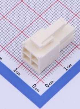 1586765-4 胶壳(线对板/线对线) 2x2P 4.2mm P=4.2mm