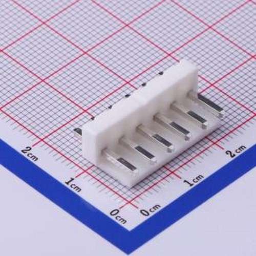 M3960V-06P 线对板针座 1x6P 间距:3.96mm 直插 插件,P=3.96mm
