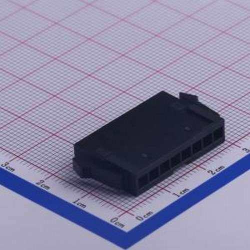 HX30001-8R bk 胶壳(线对板/线对线) 3mm 1x8P P=3mm
