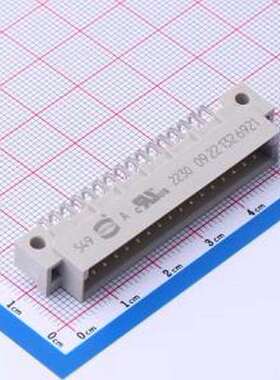 09221326921 板对板与背板连接器 间距:2.54mm 公 弯插 弯插,P=2.