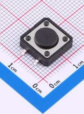 TS1243TP 250gf 009 轻触开关 12*12*4.3mm 立贴 轻触开关 SMD-4P
