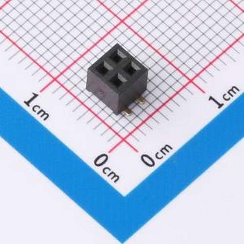HDGCPH2.0-PMS-02-02 排母 2.0x4.3 双排SMT排母 2x2P SMD,P=2mm