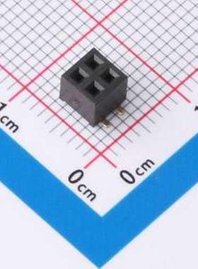 HDGCPH2.0-PMS-02-02 排母 2.0x4.3 双排SMT排母 2x2P SMD,P=2mm