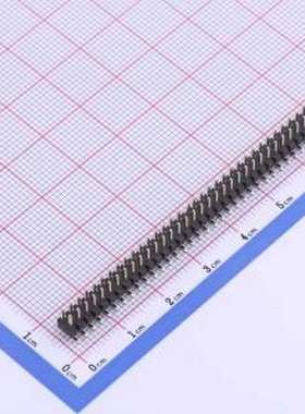 X4621WVS-2x35I-C40D64 排针 2x35P 间距:2mm 方针 SMD,P=2mm