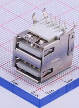 907-111A1012D10200 USB连接器 Type-A 母 白色 插件