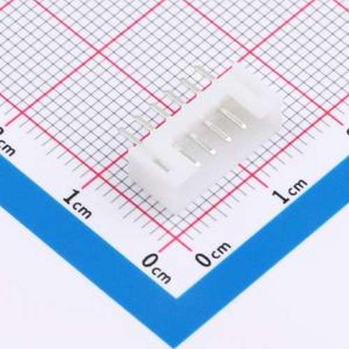 XD-PH-6A-G 线对板针座 1x6P 间距:2mm 直插 系列:PH 白色 插件,P