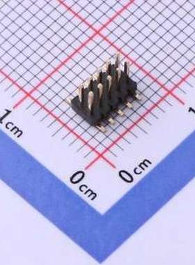 X1321WVS-2x05J-C40D53 排针 2x5P 间距:1.27mm 方针 SMD,P=1.27m