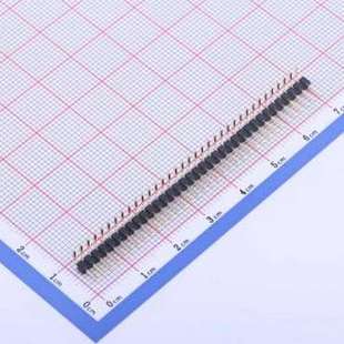 排针 1x35P 弯插 35I P=2mm 方针 C40D28 2mm X4611WR 间距