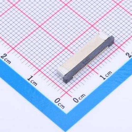 0.5K-AX-26PWBG FFC/FPC连接器 间距:0.5mm P数:26P 抽屉式 下接