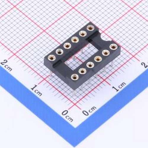 IC254V-12-12-0743 IC/晶体管插座 间距2.54mm P数:12P 圆孔 DIP-