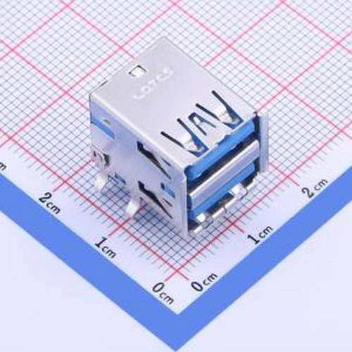AUSB0289-K001C USB连接器 Type-A 母 弯插 插件
