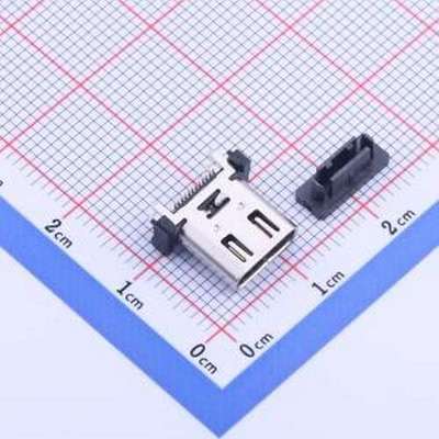 MC-232LD USB连接器 Type-C 母 立贴 SMD