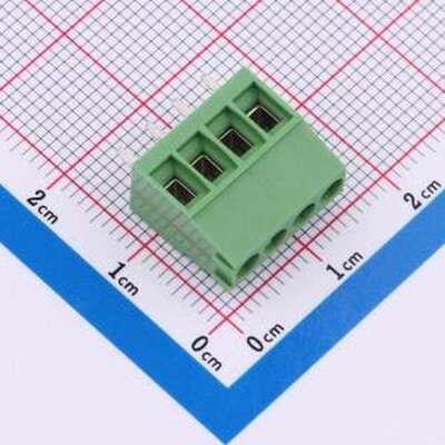 284391-4 螺钉式接线端子 3.5mm 排数:1 每排P数:4 直插 插件,P=3
