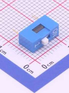 DS-01BLP 拨码开关 平拨,凸起式 1位拨码开关 插件