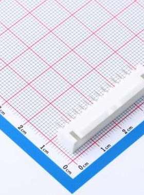 KH-A2504-14A 线对板针座 间距:2.54mm 1x14P 白色 插件,P=2.5mm