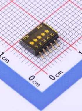 DSHP05TSGER 拨码开关 5位 1.27mm间距SMD KE拨码开关 DIPswitch