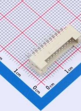 HDGC1500WRA-S-2X12P 线对板针座 DHGC1.5带扣卧贴 2X12P SMD,P=1