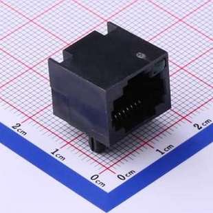 B011 彎插 RJ45 RJ11 以太網(wǎng)連接器 帶LED MJ5688 插件 HPRNLD