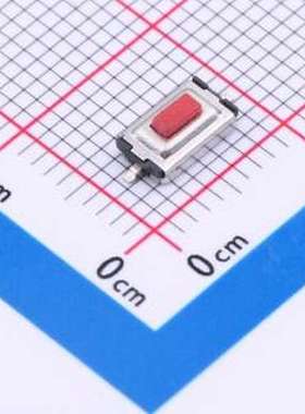 YTS1C0052ARG00 轻触开关 红色按键头3.6x6.1x2.5 250gf两脚贴片