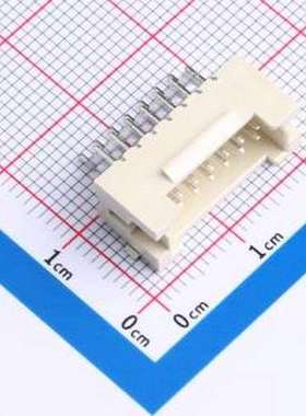 M2026RS-2X07P 线对板针座 针座 PHB2.0mm带扣 卧贴 镀锡自然色 2